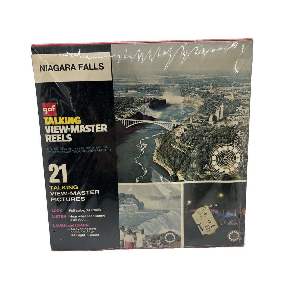 Brand New Sealed - Talking View Master Reels Vintage Toy Retro GAF Niagara Falls